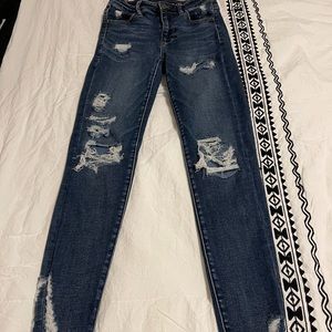 American Eagle girls jeans. Junior size 0 short